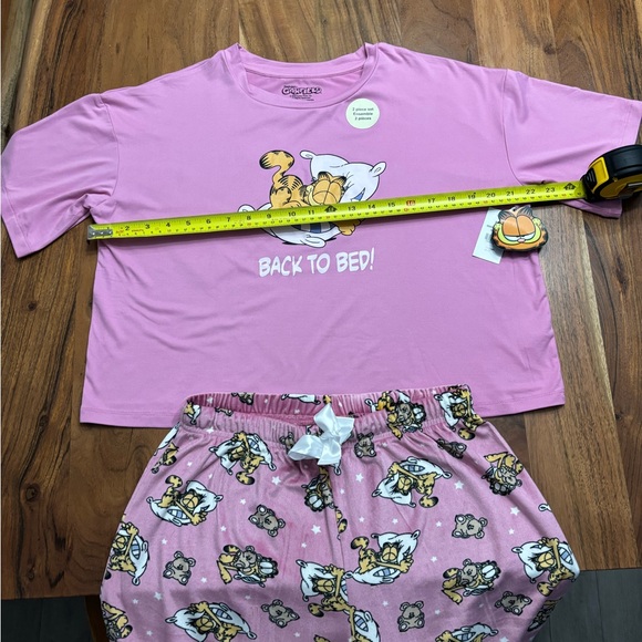 Nickelodeon Pink Garfield Pajama Set - Picture 5 of 9